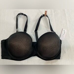 Ambrielle Womans Underwired Laced Black Bra 42DD NWT
